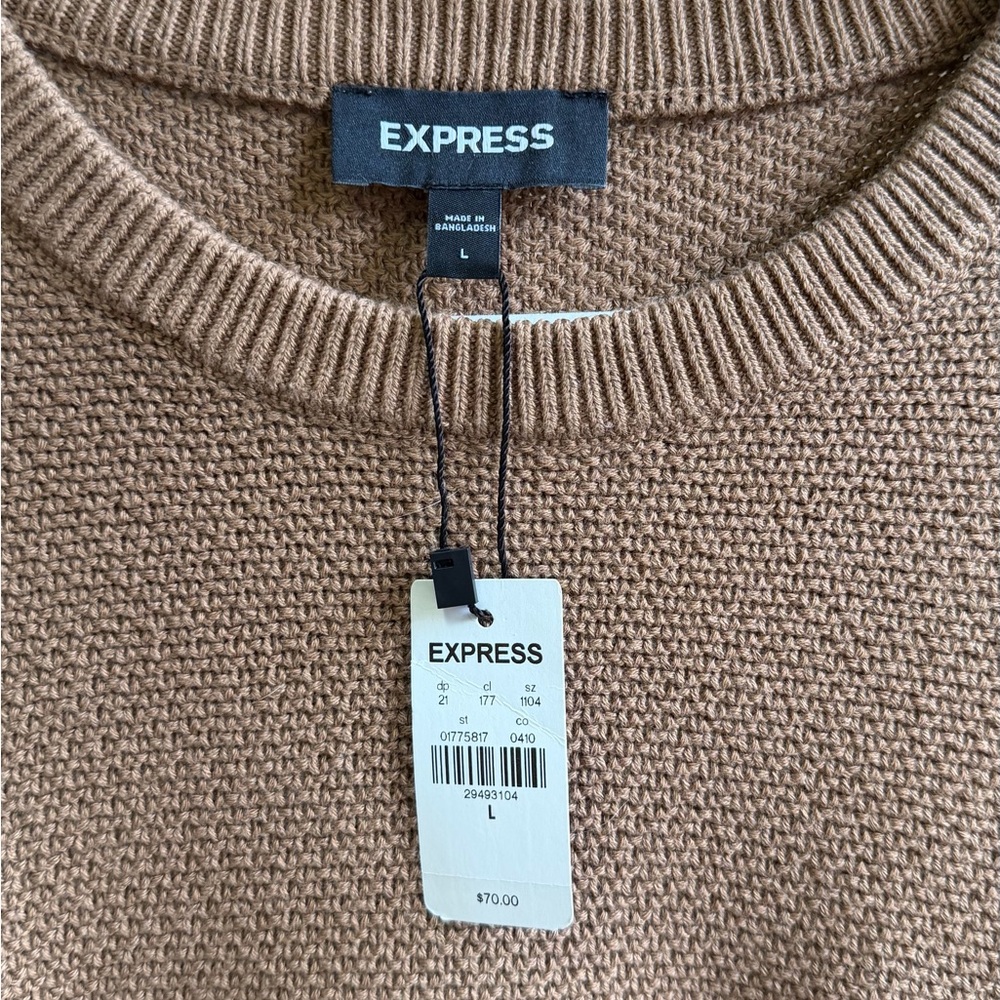 Express Brown Sweater - Picture 3 of 3